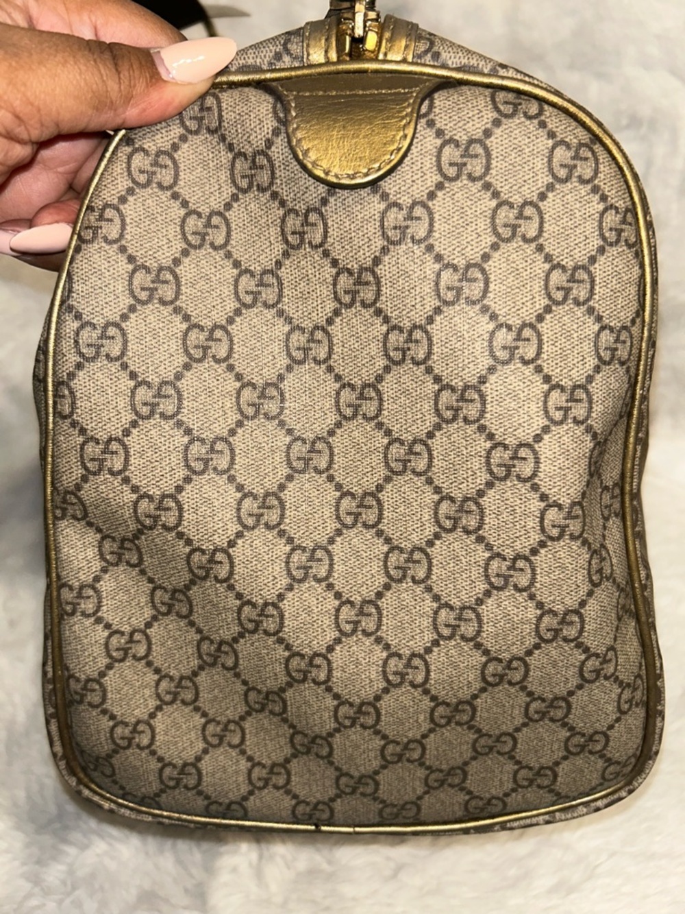 Gucci GG Canvas Monogram Boston Bag - Picture 9 of 16